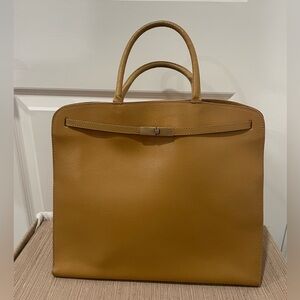 Furla leather tote bag